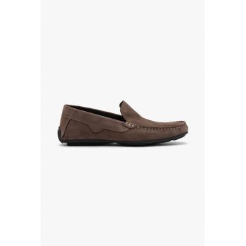 Pantofi loafer din piele cu talpa aderenta