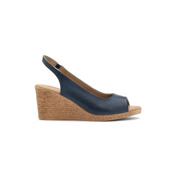 Pantofi slingback din piele