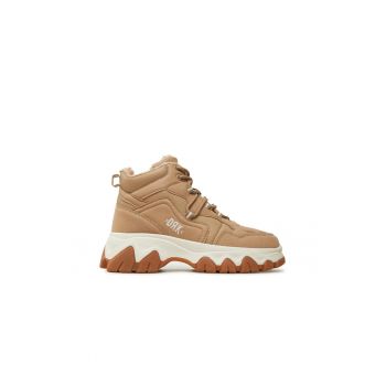 Pantofi sport dama -  64662 - Piele ecologica - Bej