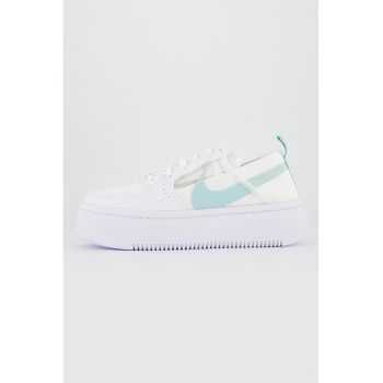 Pantofi sport de piele ecologica cu insertii de plasa Court Vision Alta