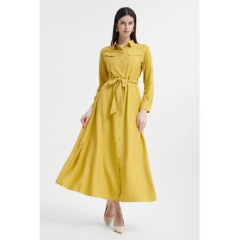 Rochie-camasa midi uni