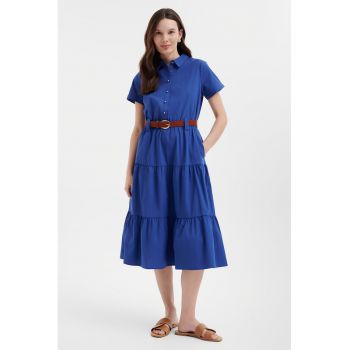 Rochie stratificata cu maneci scurte