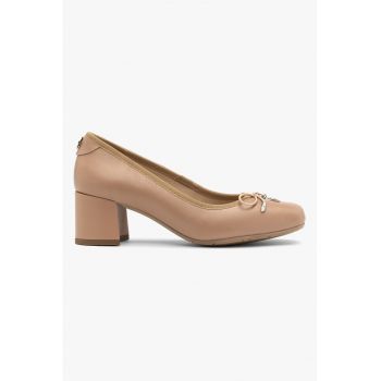 RYLKO - Pantofi de piele cu toc masiv Mija