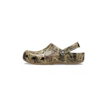 Saboti slingback unisex cu model camuflaj