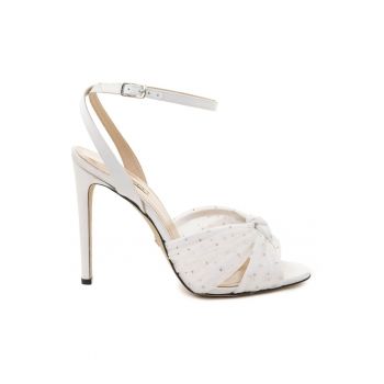 Sandale cu toc stiletto si model cu nod Felly