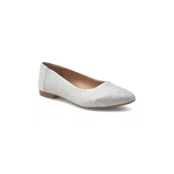 Balerini dama -  370482 - Piele naturala - Argintiu