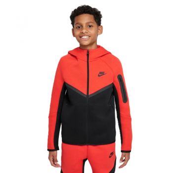 Bluza cu fermoar Nike B NSW TCH FLC FZ - PD