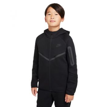 Bluza cu fermoar Nike B NSW TCH FLC FZ - PD