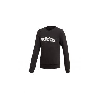 Bluza sport cu decolteu la baza gatului si imprimeu logo