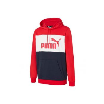 Hanorac  ESS+ Colorblock Hoodie TR - 848772-21 - Barbati - Rosu