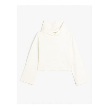 Hanorac regular fit uni de bumbac