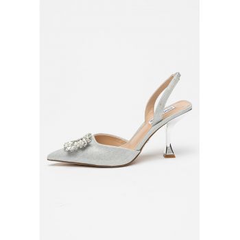 Pantofi de piele ecologica cu varf ascutit