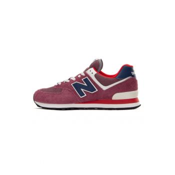 Pantofi sport cu insertii din piele intoarsa 574