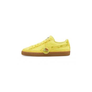 Pantofi sport unisex cu garnituri de piele intoarsa SpongeBob