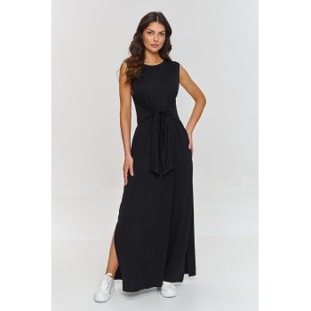 Rochie fara maneci cu crapaturi laterale