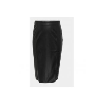 Fusta dama -  303501013 - Piele Ecologica - 52 EU - Negru
