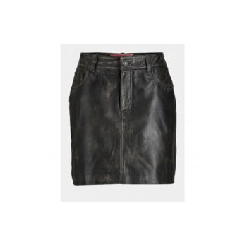 Fusta dama -  303534110 - Piele Ecologica - XS INTL - Negru