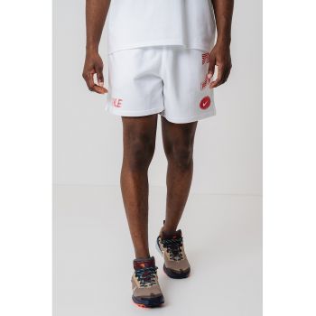Pantaloni de trening scurti cu snur in talie