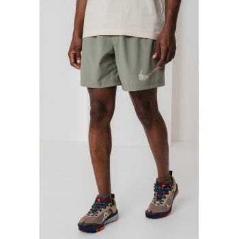 Pantaloni scurti cu imprimeu logo - pentru fitness