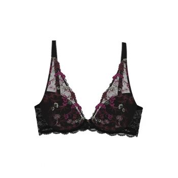 Sutien cu dantela cu model floral