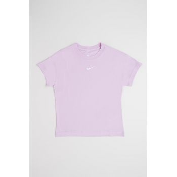 Tricou din bumbac cu detaliu logo