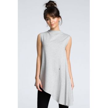 Bluza asimetrica fara maneci -