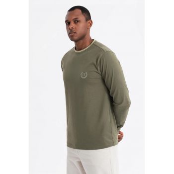 Bluza de bumbac cu logo