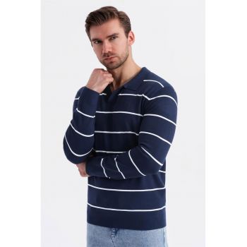 Bluza polo cu dungi
