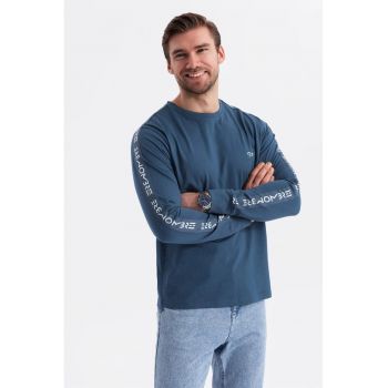 Bluza regular fit cu imprimeu logo