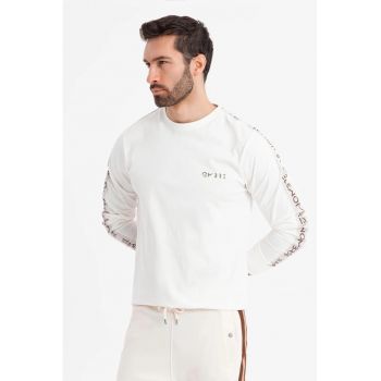 Bluza regular fit cu imprimeu logo