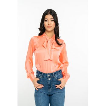 Bluza regular fit cu mansete Lily