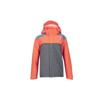 Geaca  Ski JUNIOR - culoare portocaliu/gri