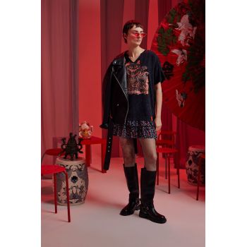 Medicine tricou din bumbac culoarea gri