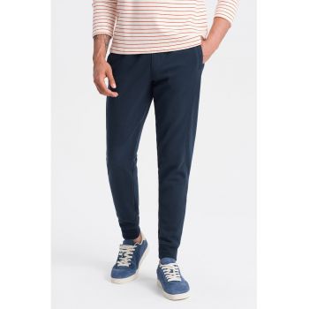Pantaloni de trening din bumbac cu buzunare laterale