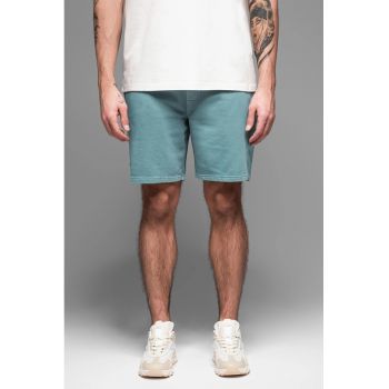 Pantaloni scurti din amestec de bumbac cu buzunare laterale