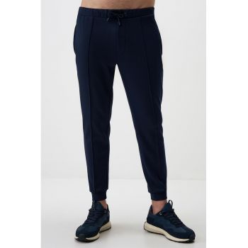 Pantaloni slim fit de trening din amestec de modal cu snur