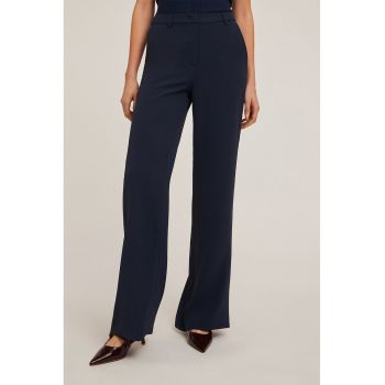Pantaloni uni cu croiala ampla