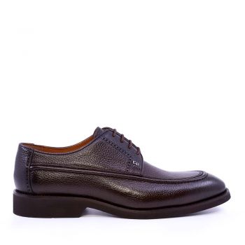 Pantofi derby bărbați Enzo Bertini Premium Collection maro din piele naturală 3389BP1432M