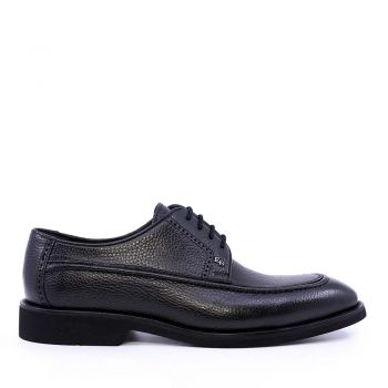 Pantofi derby bărbați Enzo Bertini Premium Collection negri din piele naturală 3389BP1432N
