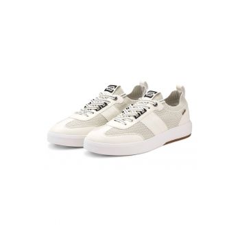 Pantofi sport slip-on din piele ecologica si plasa