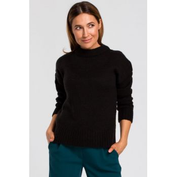 Pulover scurt cu tesatura lejera -