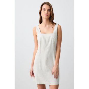 Rochie mini cu decolteu patrat