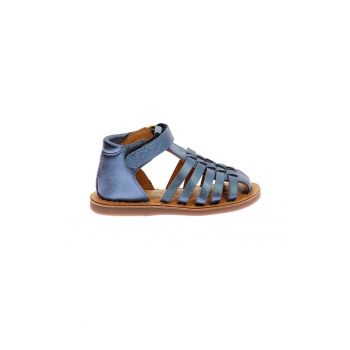 Sandale de piele cu velcro