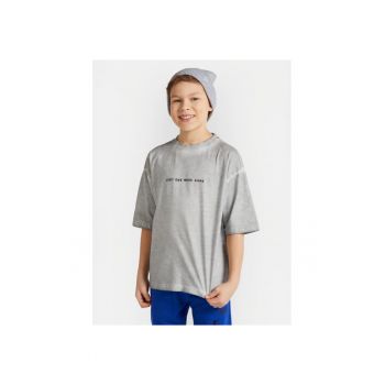 Tricou copii -  48036 - Gri - Bumbac