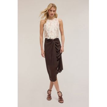 Bluza de dantela cu volane
