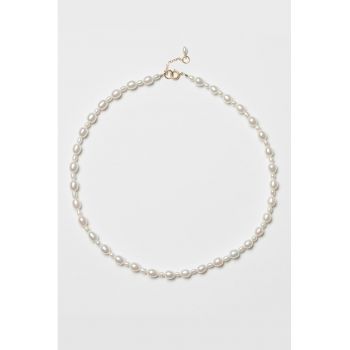 Colier din aur filat de 14K decorat cu perle