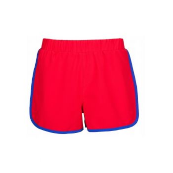 Pantaloni scurti dama -  Poliester/Spandex - Rosu