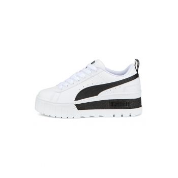 Pantofi sport de piele cu insertii de piele ecologica Mayze