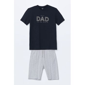 Pijama scurta cu imprimeu
