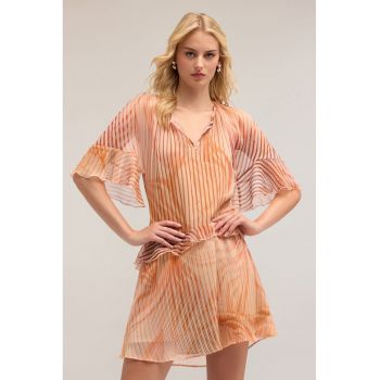 Rochie mini cu volane